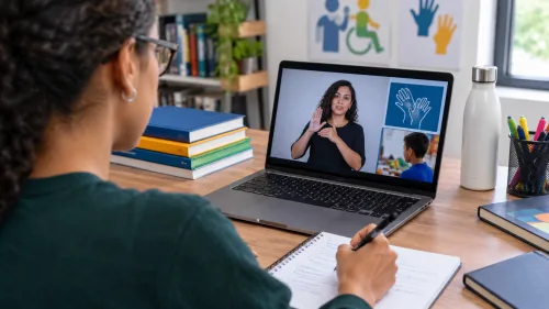 Imagem ilustrativa sobre O que a pós-graduação em Libras e educação para surdos aborda e para quem ela é indicada?