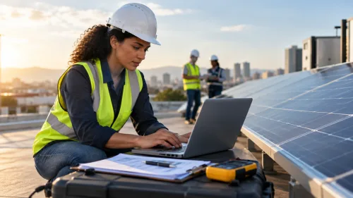 Imagem ilustrativa sobre O que é preciso para trabalhar com energia solar após a pós-graduação?