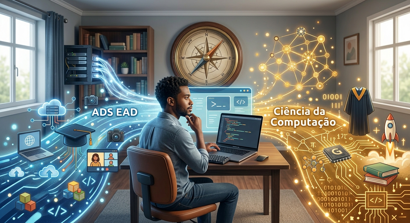 ADS EAD ou Ciência da Computação: como decidir de vez