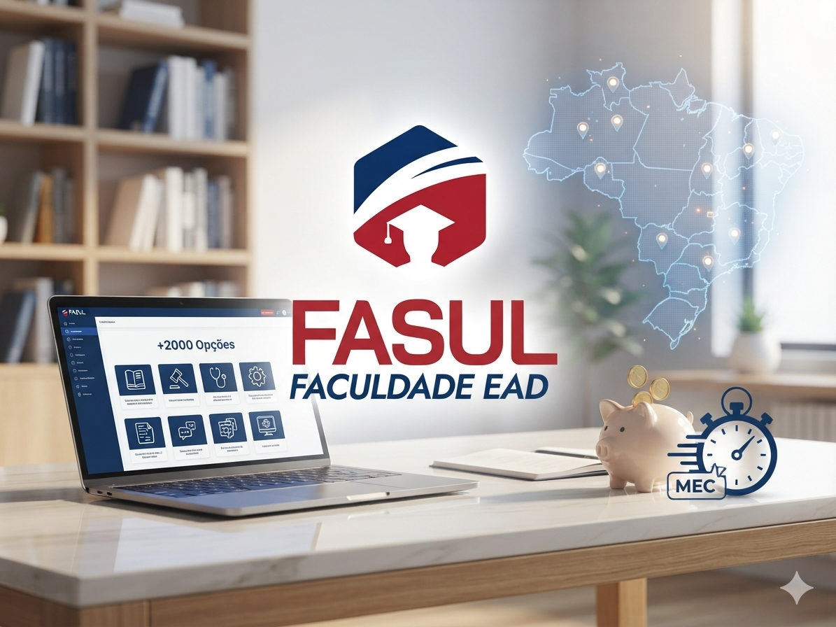 Pós-Graduação Rápida e Barata na FASUL: Mais de 2000 Opções com Certificado MEC em Tempo Recorde!